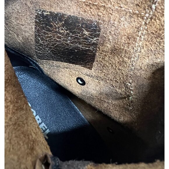 Sorel Joan of Arctic Wedge Mid Lace-Up Boots Women’s 7 Brown Leather Waterproof - Picture 5 of 13